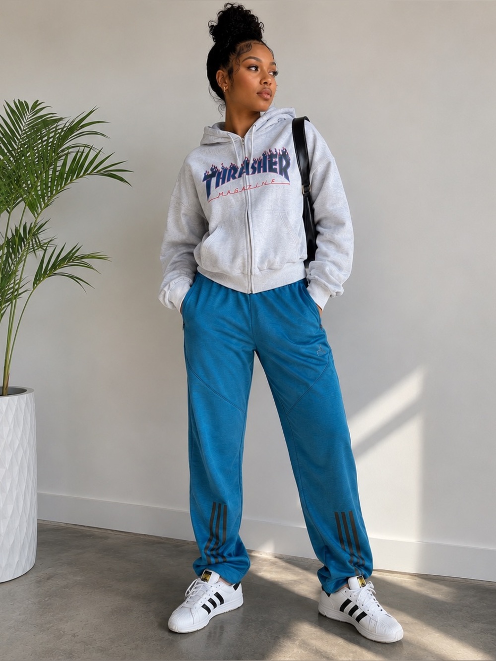 Adidas Climawarm Track Pants Women’s Size XL Casual Athleisure Blokettecore Y2K